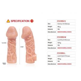 Насадка на член Kokos Cock Sleeve CS 006 M - 7