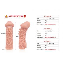 Насадка на член Kokos Cock Sleeve CS 007 L - 3