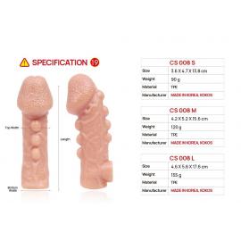 Насадка на член Kokos Cock Sleeve CS 008 M - 4