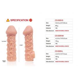 Насадка на член Kokos Cock Sleeve CS 009 L - 4