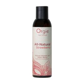 Лубрикант на водній основі Orgie All Natural Strawberry, 150 мл, зі смаком та ароматом полуниці - 2