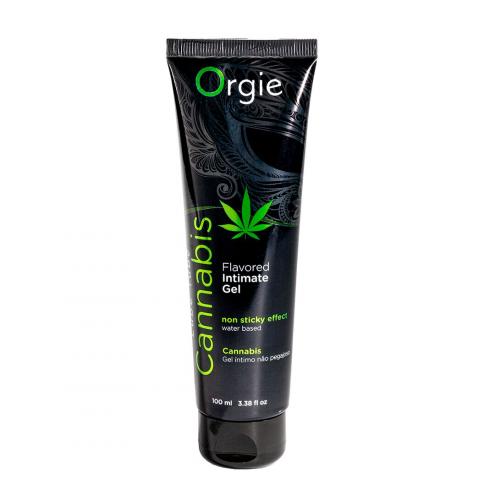 Лубрикант на водной основе Orgie Lube Tube Cannabis, 100 мл, с маслом семян конопли