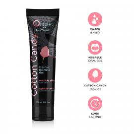 Лубрикант на водній основі Orgie Lube Tube Cotton Candy, 100 мл - 2