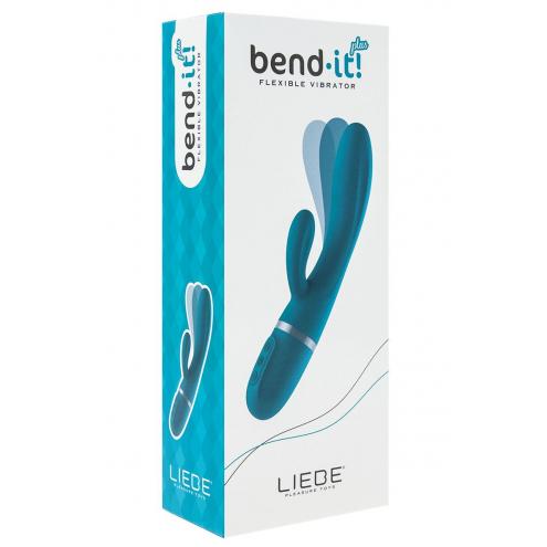 Вібратор-кролик Liebe Bend It Plus Ocean Blue