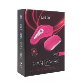 Вібратор в трусики Liebe Panty Vibe Recargable Cerise, трусики S-M в комплекті - 5