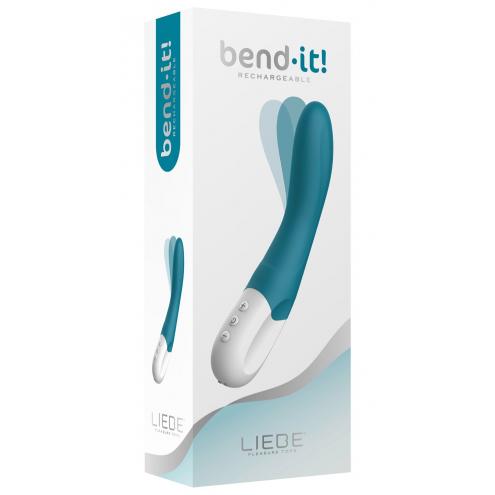 Вібратор для точки G Liebe Bend It Rechargeable Ocean Blue