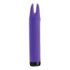 Вибратор S Pleasures Bullets Amethyst, с двумя отростками