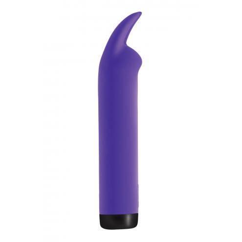 Вибратор S Pleasures Bullets Amethyst, с двумя отростками