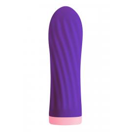 Вибропуля S Pleasures Bullets Twist - Shout Cerise, фиолетовая - 1