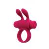 Ерекційне віброкільце S Pleasures Premium Rabbit Ring, рожеве, зі знімною віброкулею та вушками