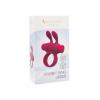 Ерекційне віброкільце S Pleasures Premium Rabbit Ring, рожеве, зі знімною віброкулею та вушками