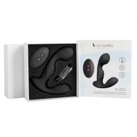 Вібромасажер простати S Pleasures Premium FUZZY, чорний, з рельєфом - 2