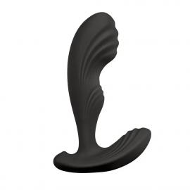 Вібромасажер простати S Pleasures Premium Cozy, чорний, з рельєфною головкою - 5