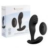 Вібромасажер простати S Pleasures Premium Cozy, чорний, з рельєфною головкою