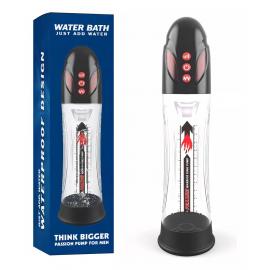 Автоматическая гидропомпа 2в1 (вода/воздух) Water Bath, 2 режима, индикация уровня вакуума - 2