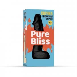 Свічка у вигляді члена Pure Bliss MINI Black 15 см - 5