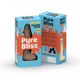 Свічка у вигляді члена Pure Bliss MINI Brown 15 см - 7