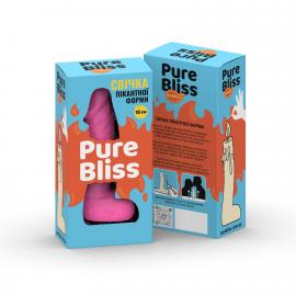 Свічка у вигляді члена Pure Bliss MINI Pink 15 см - 3