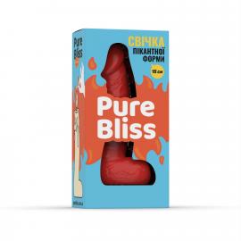 Свічка у вигляді члена Pure Bliss MINI Red 15 см - 3