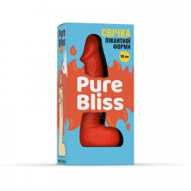 Свічка у вигляді члена Pure Bliss MINI Orange 15 см - 3