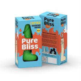 Свічка у вигляді члена Pure Bliss MINI Green 15 см - 2