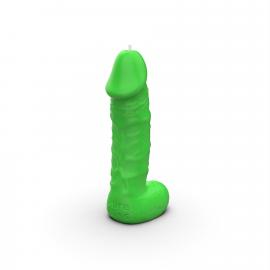Свічка у вигляді члена Pure Bliss MINI Green 15 см - 5