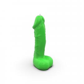 Свічка у вигляді члена Pure Bliss MINI Green 15 см - 6