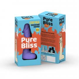 Свеча в виде члена Pure Bliss MINI Violet 15 см - 6