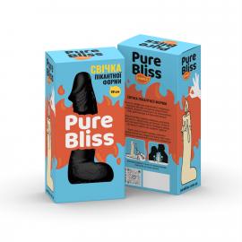 Свічка у вигляді члена Pure Bliss MINI Black 18 см - 6