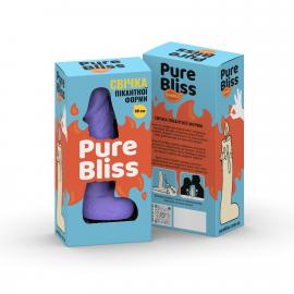 Свічка у вигляді члена Pure Bliss MINI Violet 18 см - 7