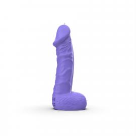 Свеча в виде члена Pure Bliss MINI Violet 18 см - 1