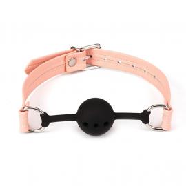 Кляп Liebe Seele Dark Candy Pink Ball Gag - 1