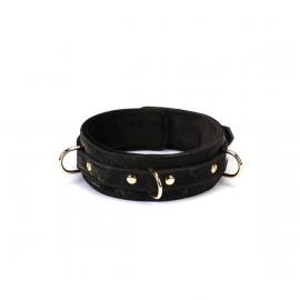 Нашийник з повідцем Liebe Seele Boudoir Amor Collar with Leash Black - 3