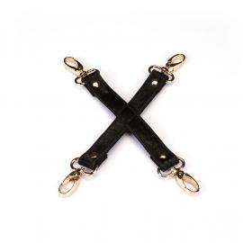 Хрестовина для фіксації Liebe Seele Boudoir Amor Pink Hogtie Black - 1