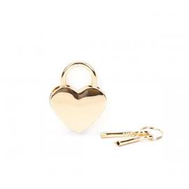 Замочок Liebe Seele Heart Shape Padlock Gold (2 шт) - 3