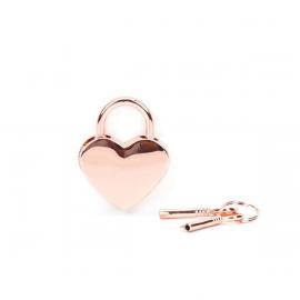 Замочек Liebe Seele Heart Shape Padlock Rose Gold (2 шт) - 2