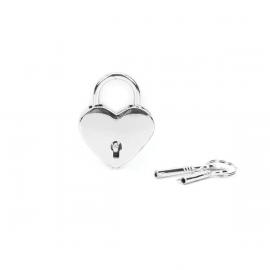 Замочек Liebe Seele Heart Shape Padlock Silver  (2 шт) - 1