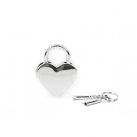 Замочек Liebe Seele Heart Shape Padlock Silver  (2 шт) - 3