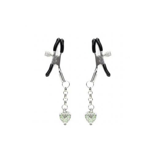 Зажимы для сосков Liebe Seele Glow-in-dark Nipple Clamps Green