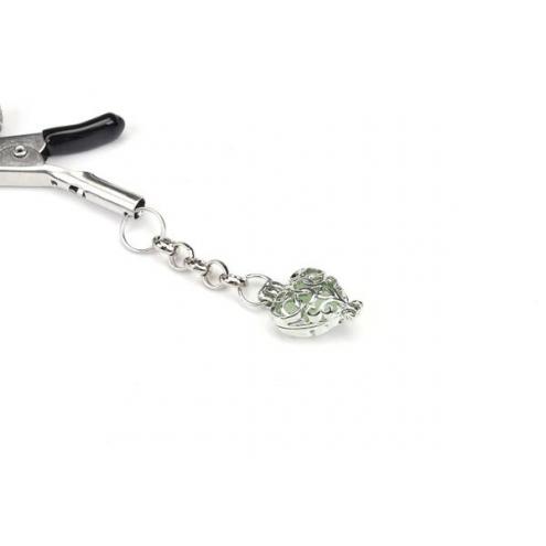 Зажимы для сосков Liebe Seele Glow-in-dark Nipple Clamps Green