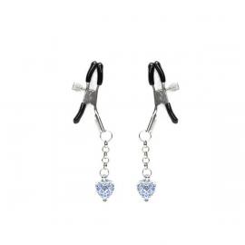 Зажимы для сосков Liebe Seele Glow-in-dark Nipple Clamps Blue - 1