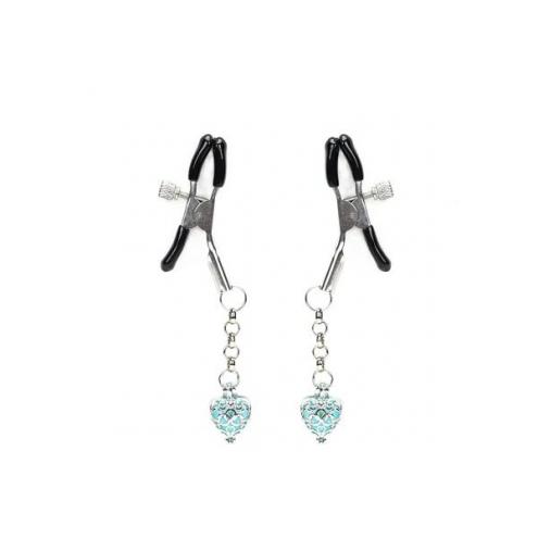 Зажимы для сосков Liebe Seele Glow-in-dark Nipple Clamps Light Blue