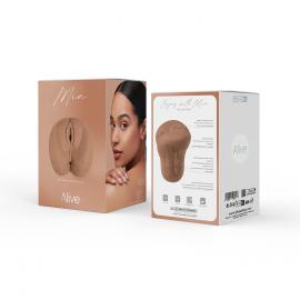 Мастурбатор Alive Mia Super Realistic Masturbator XL Caramel - 9