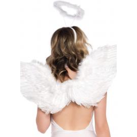 Крила ангела Leg Avenue Marabou Feather Angel Wings, справжнє пір'я - 5