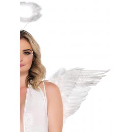 Крила ангела Leg Avenue Marabou Feather Angel Wings, справжнє пір'я - 2