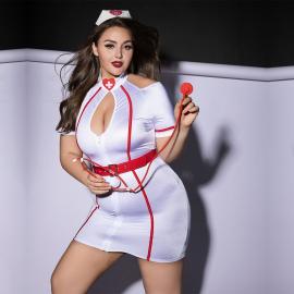 Эротический костюм медсестры JSY P61115 Plus Size - 5