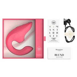 Вакуумний кліторальний стимулятор Womanizer Blend Vibrant Rose - 5
