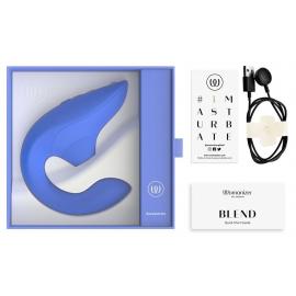 Вакуумний кліторальний стимулятор Womanizer Blend Vibrant Blue - 4