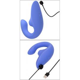 Вакуумний кліторальний стимулятор Womanizer Blend Vibrant Blue - 3