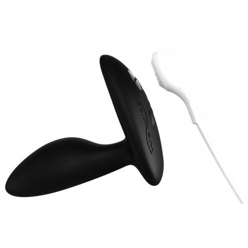 Анальная смарт-вибропробка We-Vibe Ditto+ Satin Black с пультом ДУ